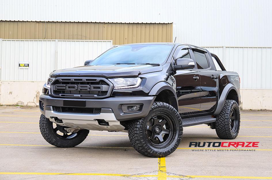 FORD RANGER RAPTOR SHOK MATTE BLACK